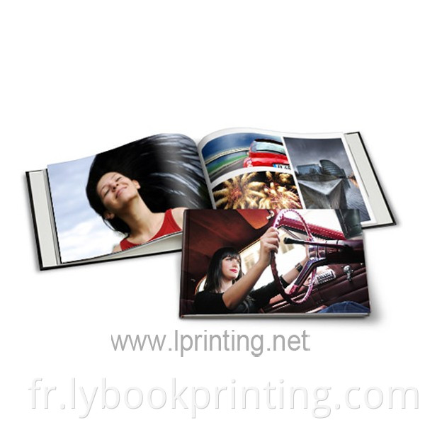 Livre photo à couverture rigide de bonne qualité et imprime de livre photo à couverture souple